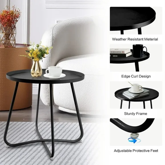 Amazon | Outdoor Side Table - Picture 3 of 5